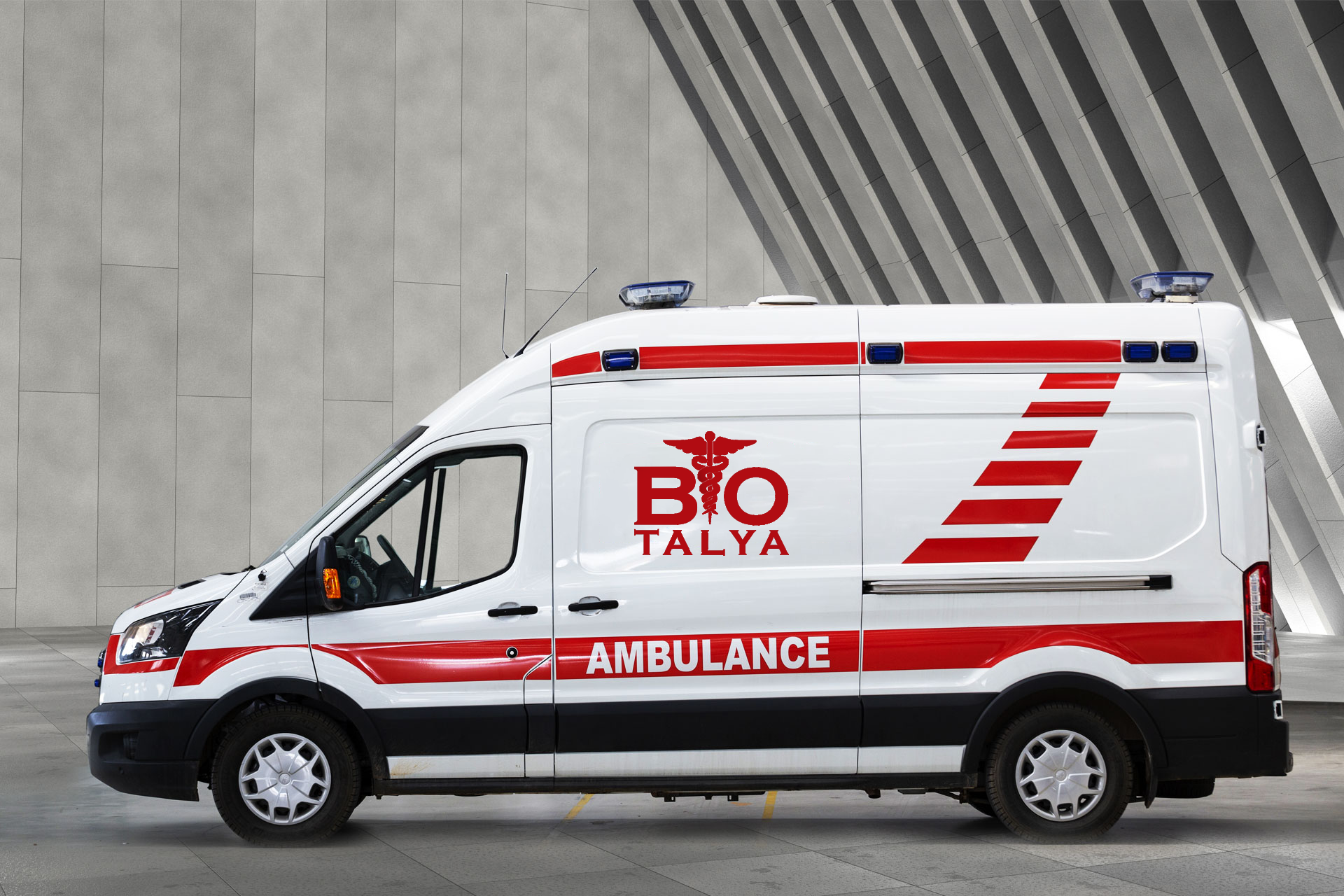 Mobil sağlık aracı teknik uygulama görünümü